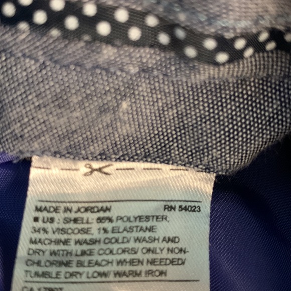 Banana Republic Avery Pants Womens Chambray Soft Stretch Denim Tapered Leg Sz 10 - Picture 10 of 10